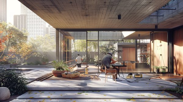 Rénovation terrasse: astuces et tendances actuelles